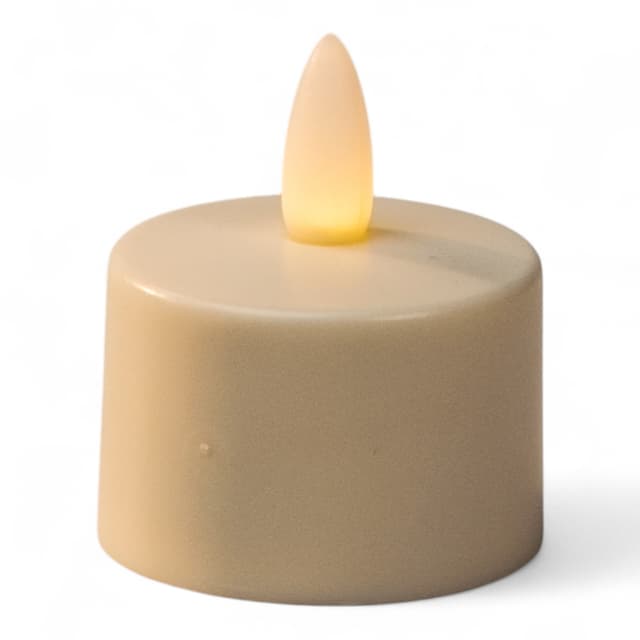 Ładowalne LED tealight ciepłe białe wodoodporne IP68 – LUŹNE – DORSETTO